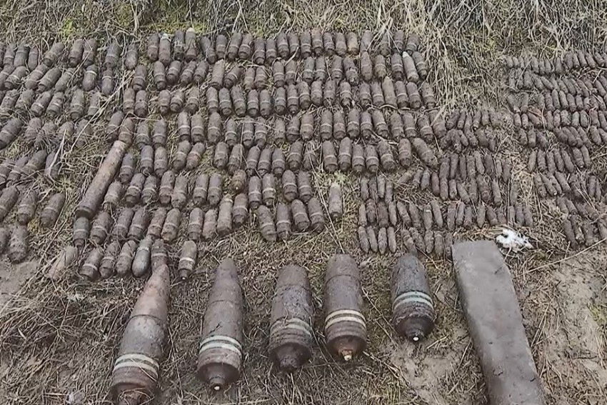 В Ростовской области у жителя в сарае нашли склад боеприпасов