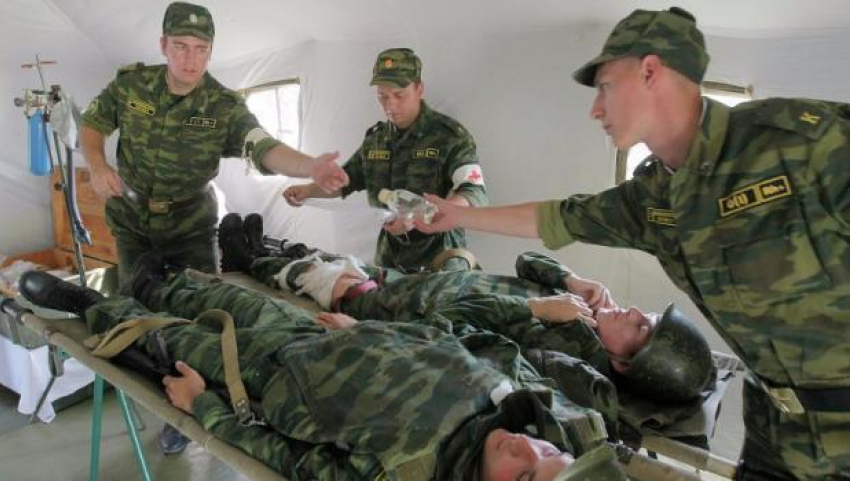 В Ростове у  медицинского  спецназа прошли учения 