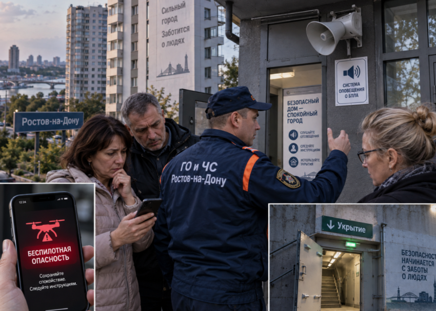 В Ростове предложили установить в домах системы оповещения об угрозе БПЛА