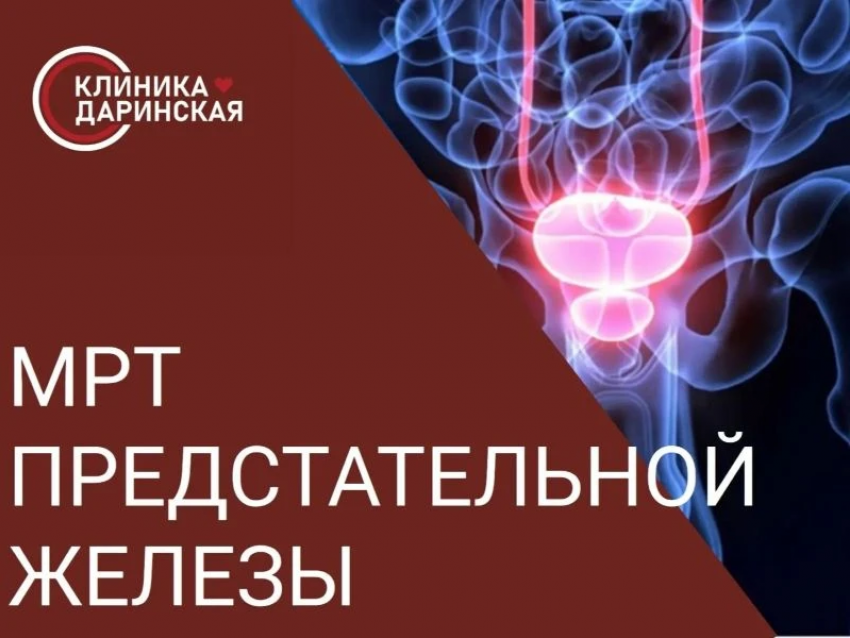 УСЛУГА ДНЯ: мпМРТ предстательной железы с контрастным усилением за 12 000 рублей в клинике «Даринская»