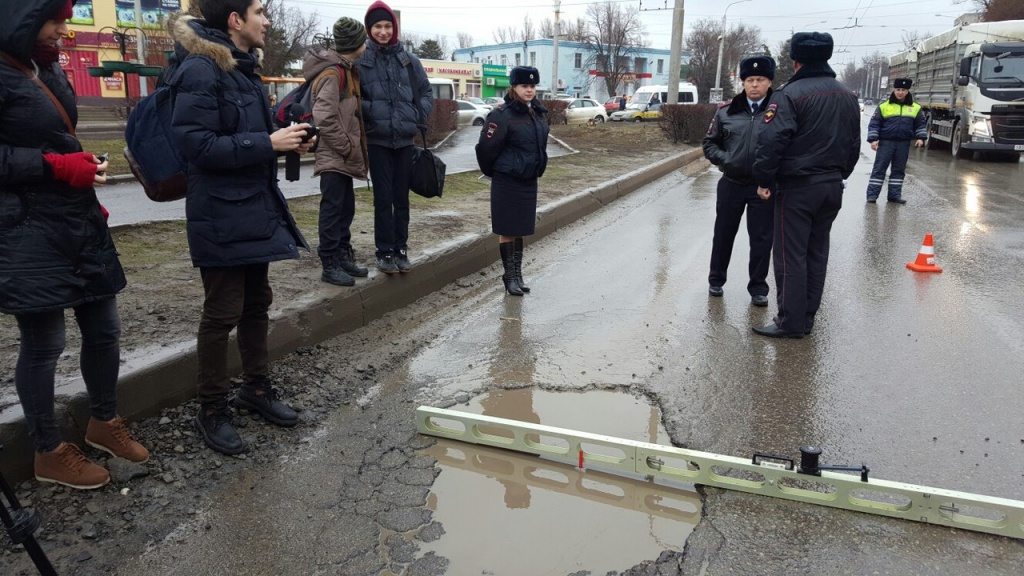 Рейд ГИБДД и общественников по дорогам Ростова