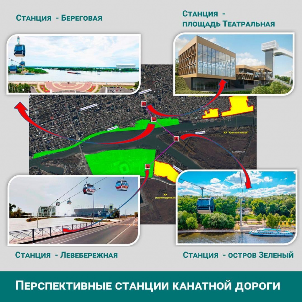 Проект канатной дороги в ростове на дону