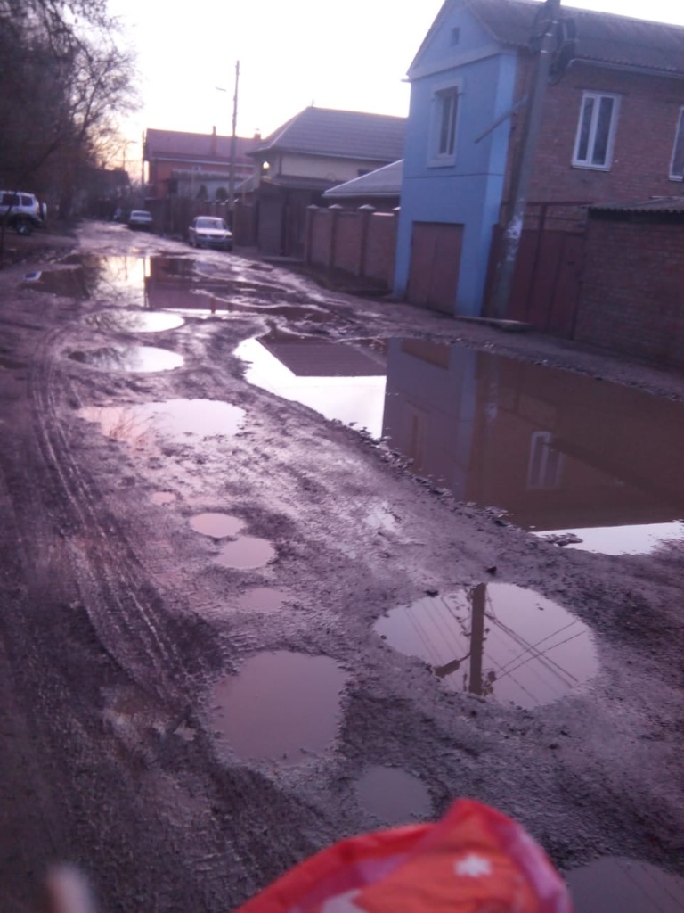 Ростовчане показали ужасное состояние одной из улиц на окраине Ростова. Фото: читатели «Блокнот Ростов»