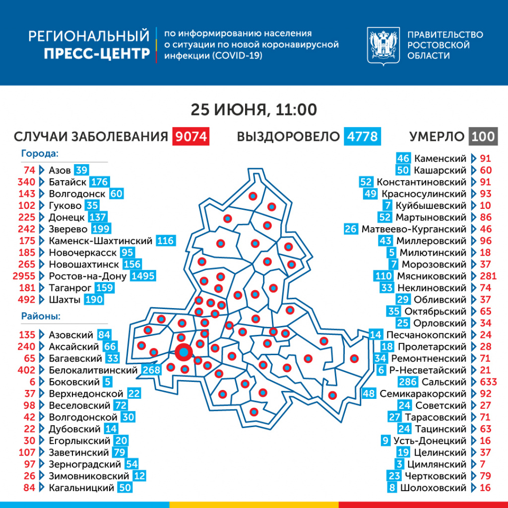 Инфографика от штаба